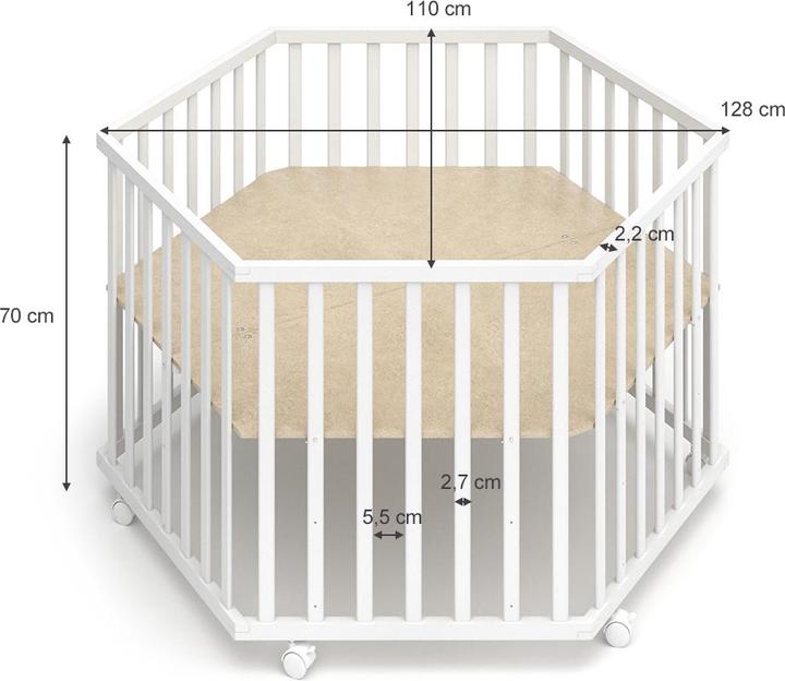Image du produit VitaliSpa Estrella (Pin, 110 x 128 x 70 cm)