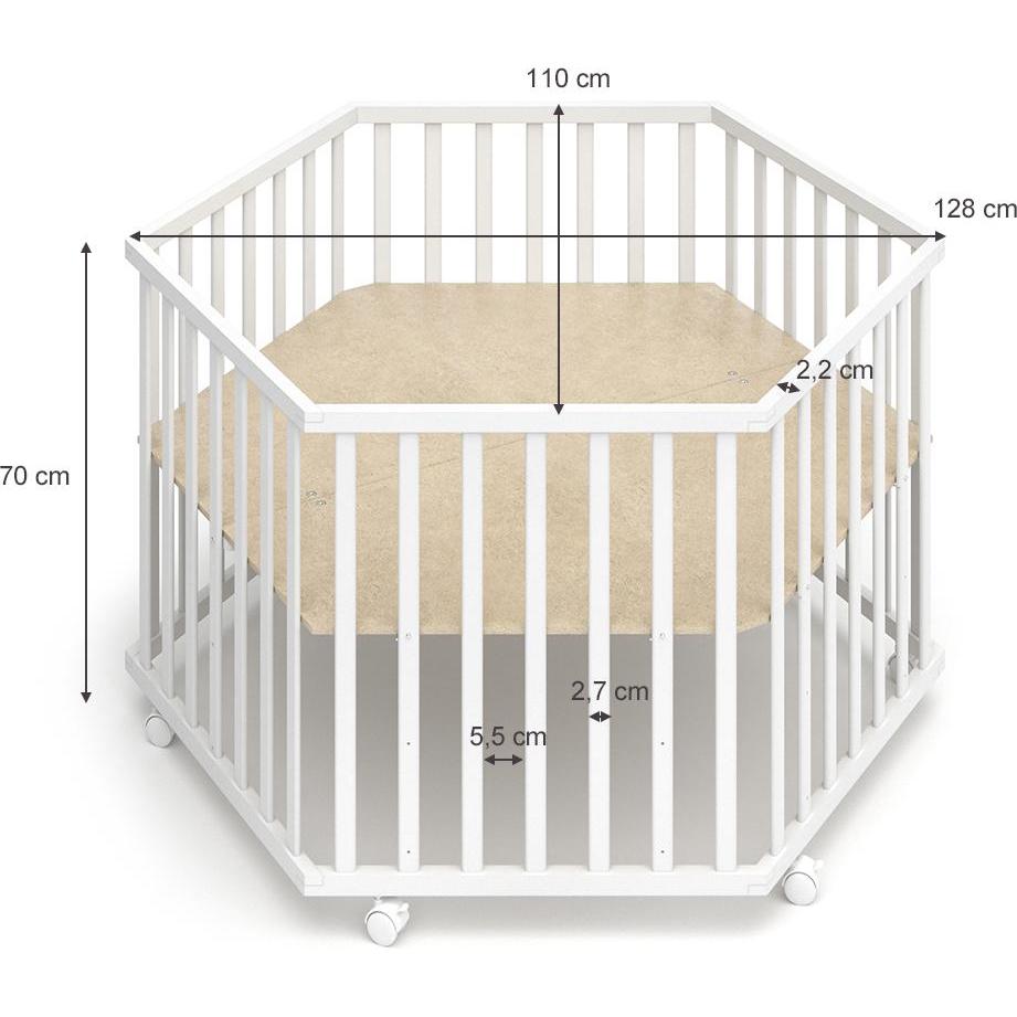 Thumbnail - VitaliSpa, Laufgitter, Estrella (128 cm, 110 cm, Kiefer)