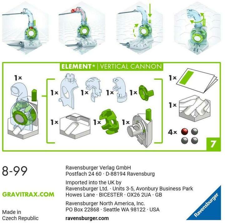 Productafbeelding Ravensburger GraviTrax Element Verticaal Kanon