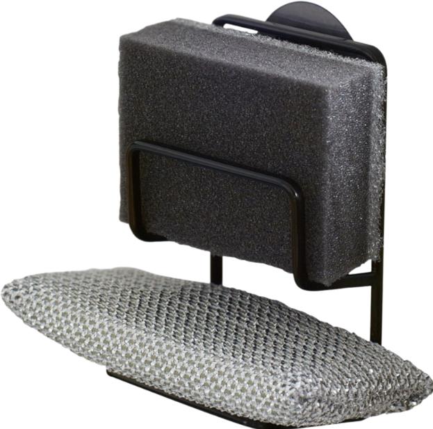 Image du produit Yamazaki Porte-éponge double avec ventouse TOWER
