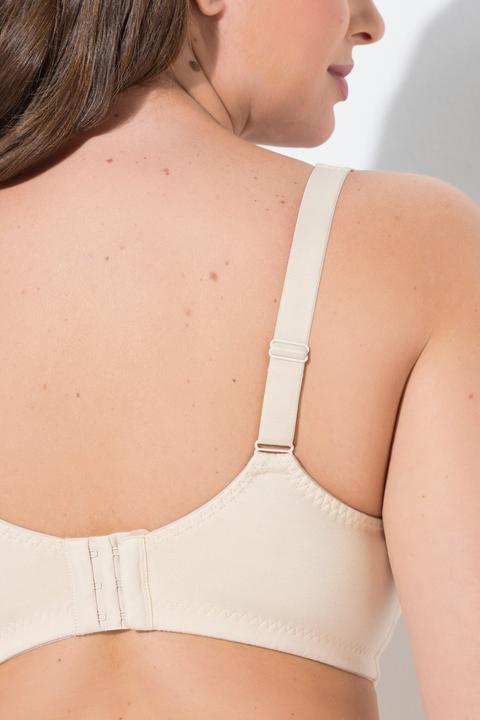 Produktbild Ulla Popken Soft-BH, Spitzendetail, ohne Bügel, Cup C - E (100 E)