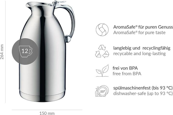 Actual product image Alfi HOTELLO steel jug (1.50 l)