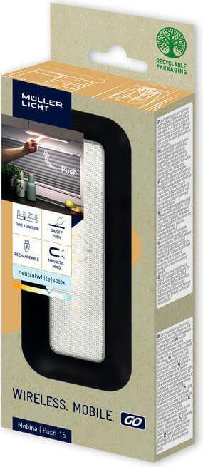 Actual product image Müller Licht ML LED battery-powered light 153mm black