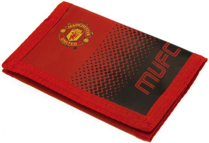 Actual product image Manchester United FC Nylon wallet with touch fastening and fade design