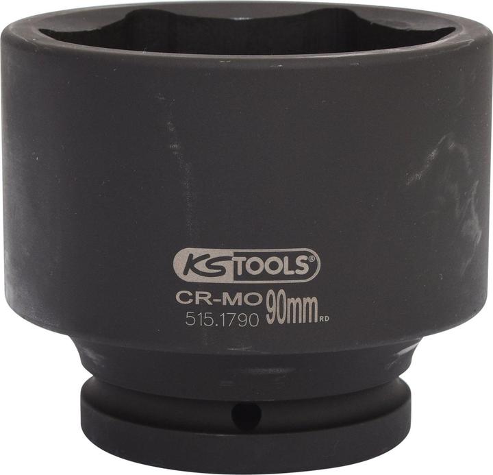 Actual product image KS Tools 1" power socket short (90 mm)