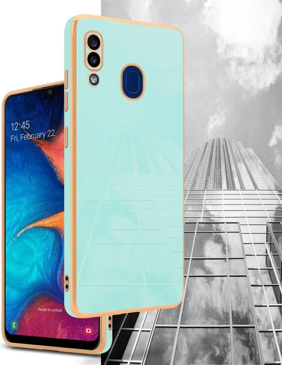 Actual product image Cadorabo Case for Samsung Galaxy A20 / A30 / M10s in TPU with camera protection LM130 Style (Samsung Galaxy A20, Samsung Galaxy M10s, TCL A30)