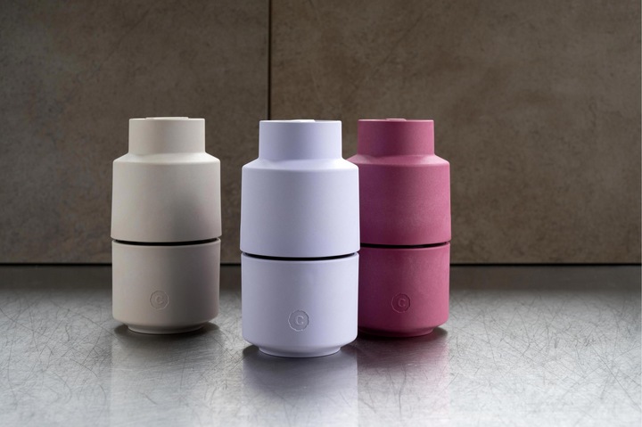 Actual product image Crush Grind Spice Mill Billund 11.6 cm, Purple (Various spices)