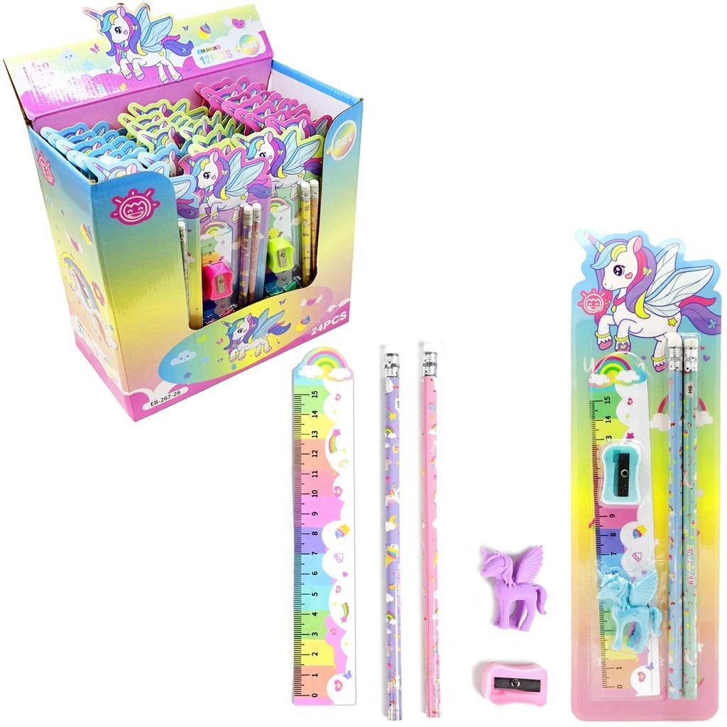 Trifox Ein Set Schulbedarf mit Einhorn-Motiv (54610759)