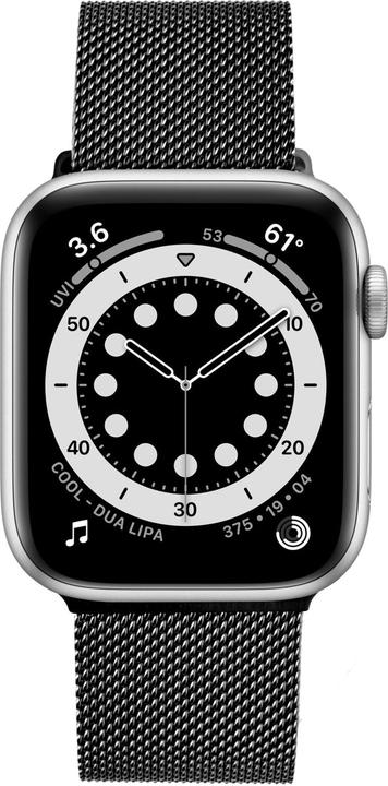 Immagine prodotto Fixed Cinturino a rete per Apple Watch 38/40/41 mm nero (Acciaio inossidabile, Metallo)