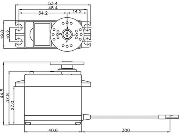 Image du produit Hitec Servo spécial D645MW Digital-S