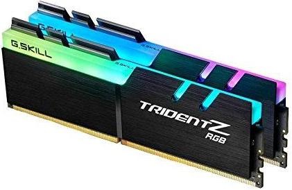 Produktbild G.Skill Atmintis Trident Z RGB, DDR4, 32 GB, 3200MHz, CL14 (F4-3200C14D-32GTZR) (2 x 16GB, 3200 MHz, DDR4-RAM, U-DIMM)
