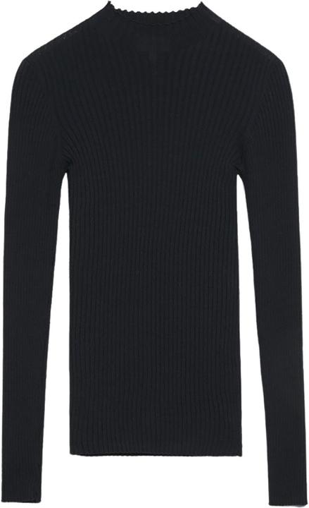 Actual product image Armedangels Alaania Pullover Stand-Up Collar Black (XS)