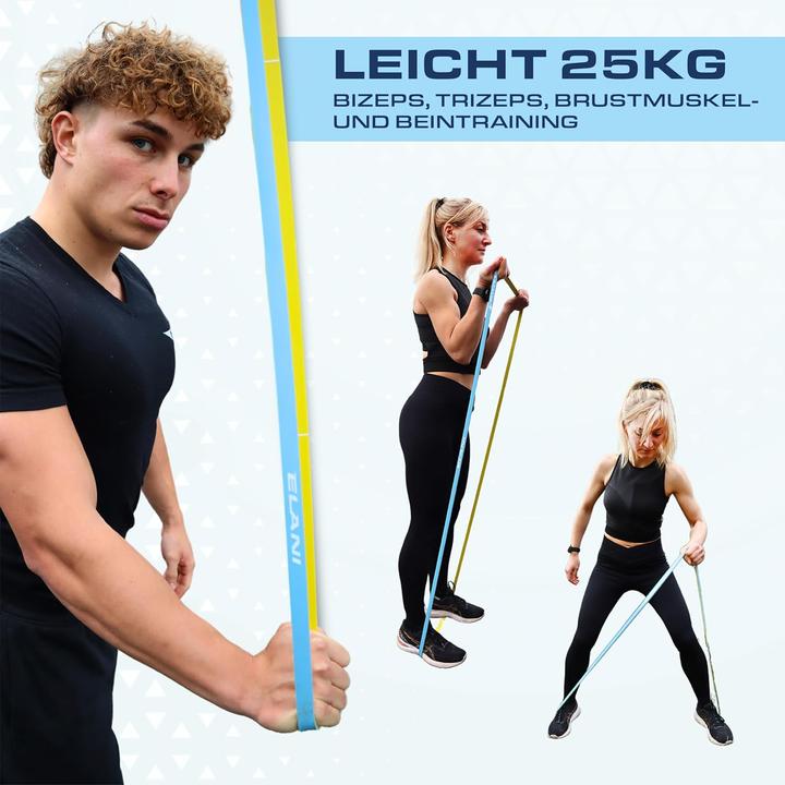 Produktbild Elani Resistance Bands (1.06 m, Leicht, Mittel, Stark)