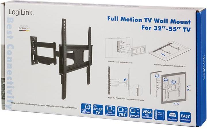 Actual product image LogiLink TV wall mount (Wall, 55", 50 kg)