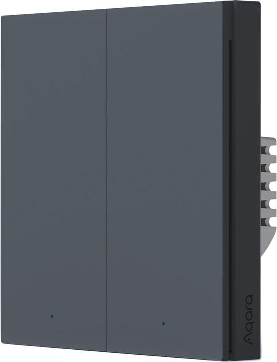 Image du produit Aqara Smart Wall Switch H1 Grau With Neutral, Double Rocker (Zigbee)