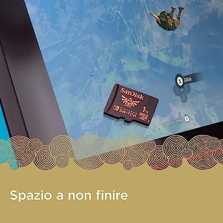 Immagine prodotto SANDISK Nintendo Switch Card (1000 GB, microSDXC, U3, UHS-I)