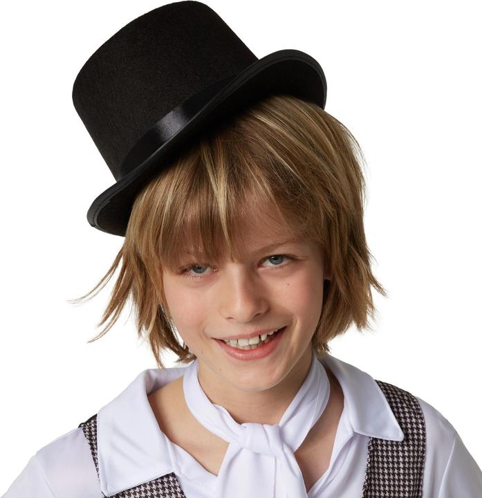 Produktbild tectake Zylinder klassisch schwarz für Kinder