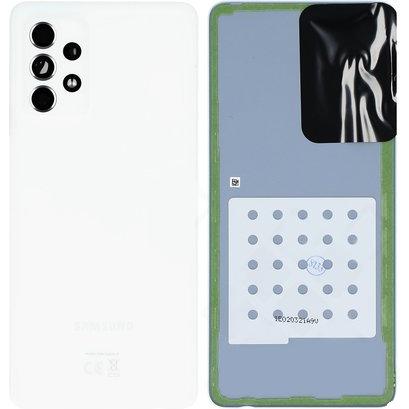 Samsung Galaxy A72 Back Cover Awesome White (Samsung Galaxy A72), Pezzi di ricambio per dispositivi mobili, Bianco
