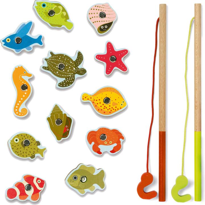 Image du produit Djeco Magnetspiel Fishing Tropic (Multilingue, 1 - 2 Joueur)