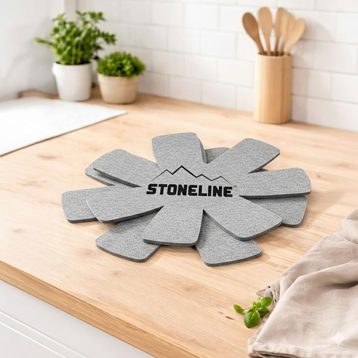 Produktbild Stoneline Pfannen-Sttapelschutz 2er-Pack (2x, Pfannenuntersetzer)
