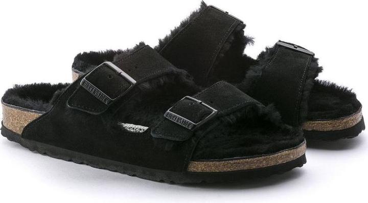 Actual product image Birkenstock Arizona suede lambskin normal - 63243 (41)