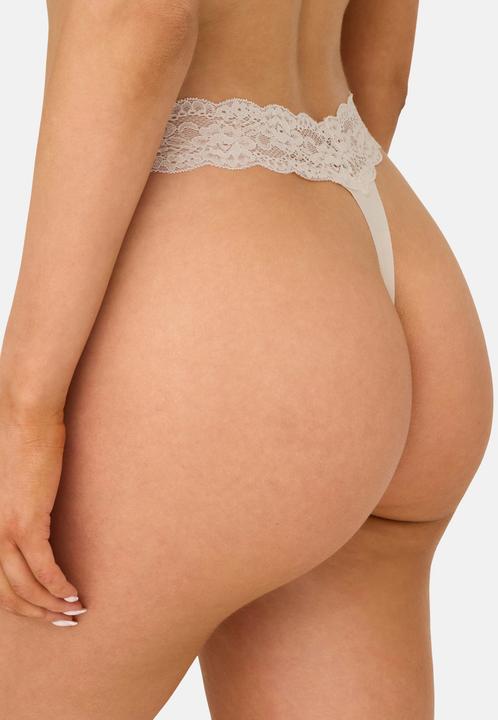 Actual product image Only Onlchloe Lace S.S Thong 3-Pack Acc Noos (XS, pack of 3)