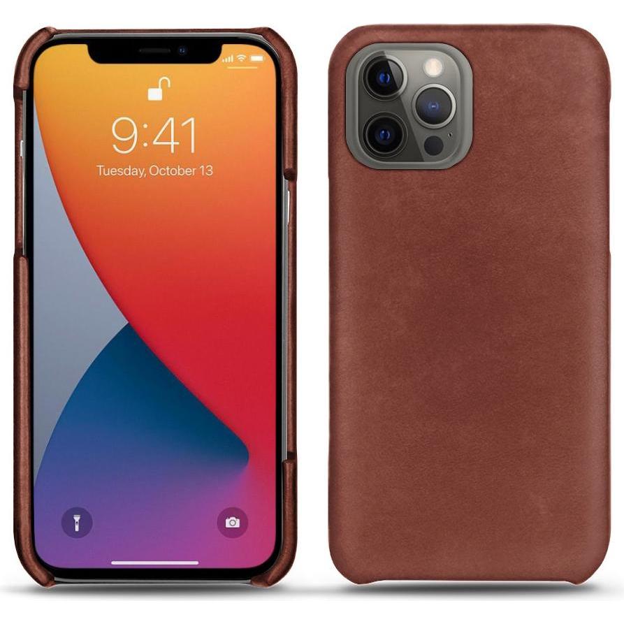Noreve Lederschutzhülle (Apple iPhone 13 Pro), Smartphone Hülle, Rot