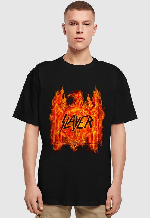 Produktbild Merchcode Slayer - Flaming Eagle Heavy Oversize Tee - 170471 (3XL)