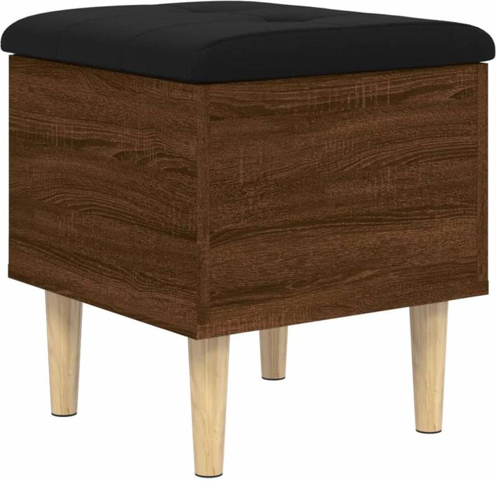 Immagine prodotto VidaXL Panca con spazio per riporre oggetti in stile rovere marrone 42x42x46 (42 cm)