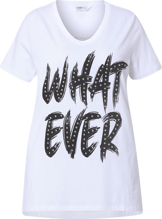 Produktbild Angel of Style T-Shirt, A-Linie, Schriftzug mit Ziernieten (48)