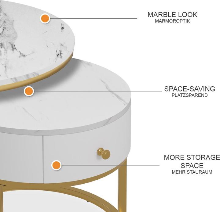 Produktbild Vicco Madrid (Ø 49.5 x 43 cm, Ø 70 x 48 cm)