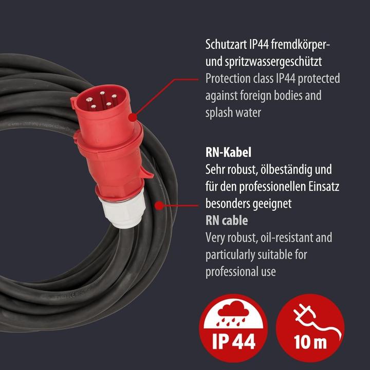 Produktbild Brennenstuhl 1167630100 Verlängerungskabel 10 m 1 AC-Ausgänge Outdoor Schwarz (10 m, CEE 7/3)