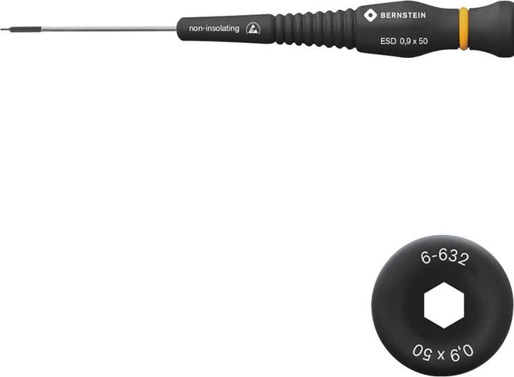 Actual product image Bernstein ESD Hexagon socket screwdr