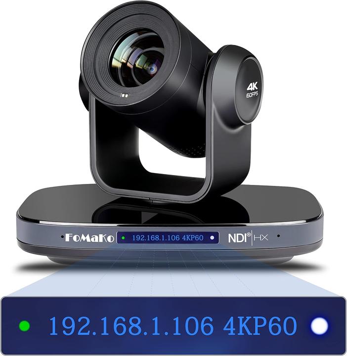 Immagine prodotto FoMaKo 4K PTZ Kamera mit KI-Auto-Tracking & 20x Zoom