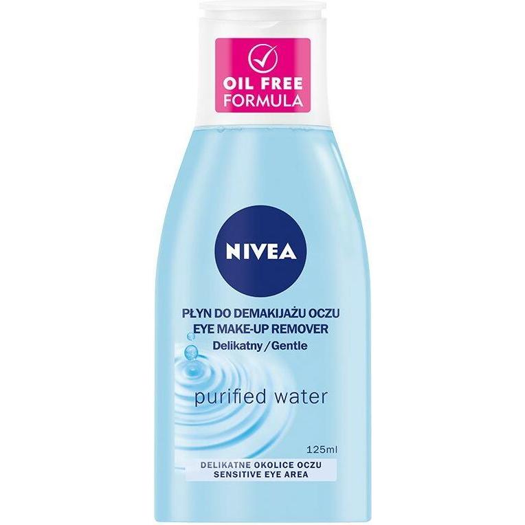 Nivea Damen Gesichtsreinigung, Pure Hyaluron Eye Make-Up Remover 125Ml (Make-Up Entferner, 125 Ml)