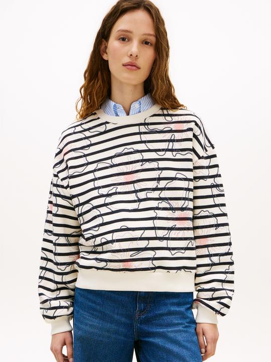 Produktbild Tommy Hilfiger Blumenmuster Pullover Sweatshirt (XXS)