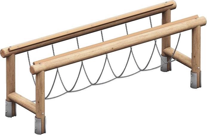 Produktbild Playparc Ketten-Schlaufen-Brücke (320 cm)