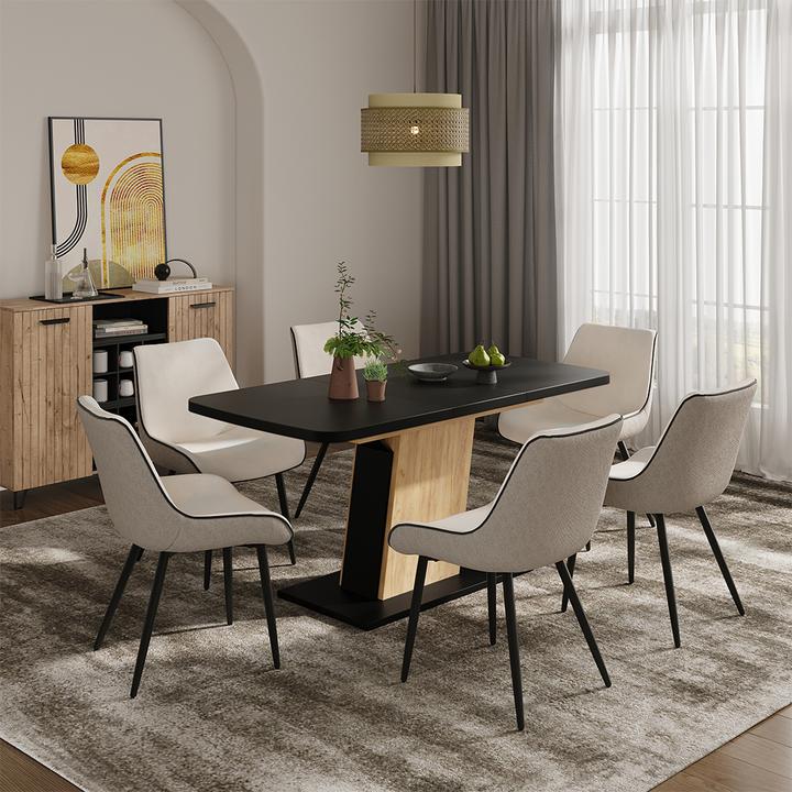 Image du produit Vicco Table de salle à manger Fenaro (160 x 120 x 77.30 cm)
