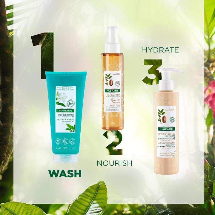 Produktbild Klorane Duschgel mit Eau de Tiare (200 ml)