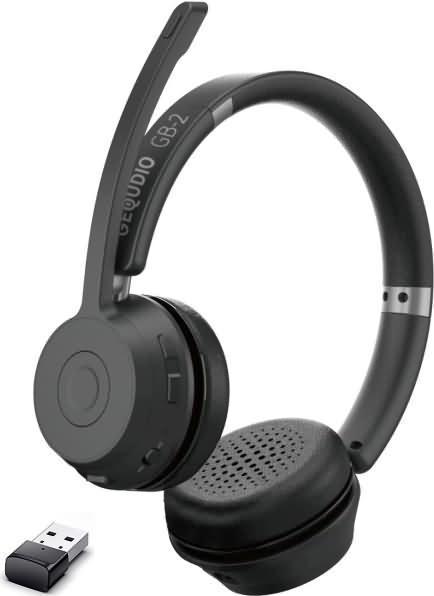 Produktbild Gequdio Schnurlos Bluetooth Headset GB-2 (ohne USB-Adapter) (Kabellos)