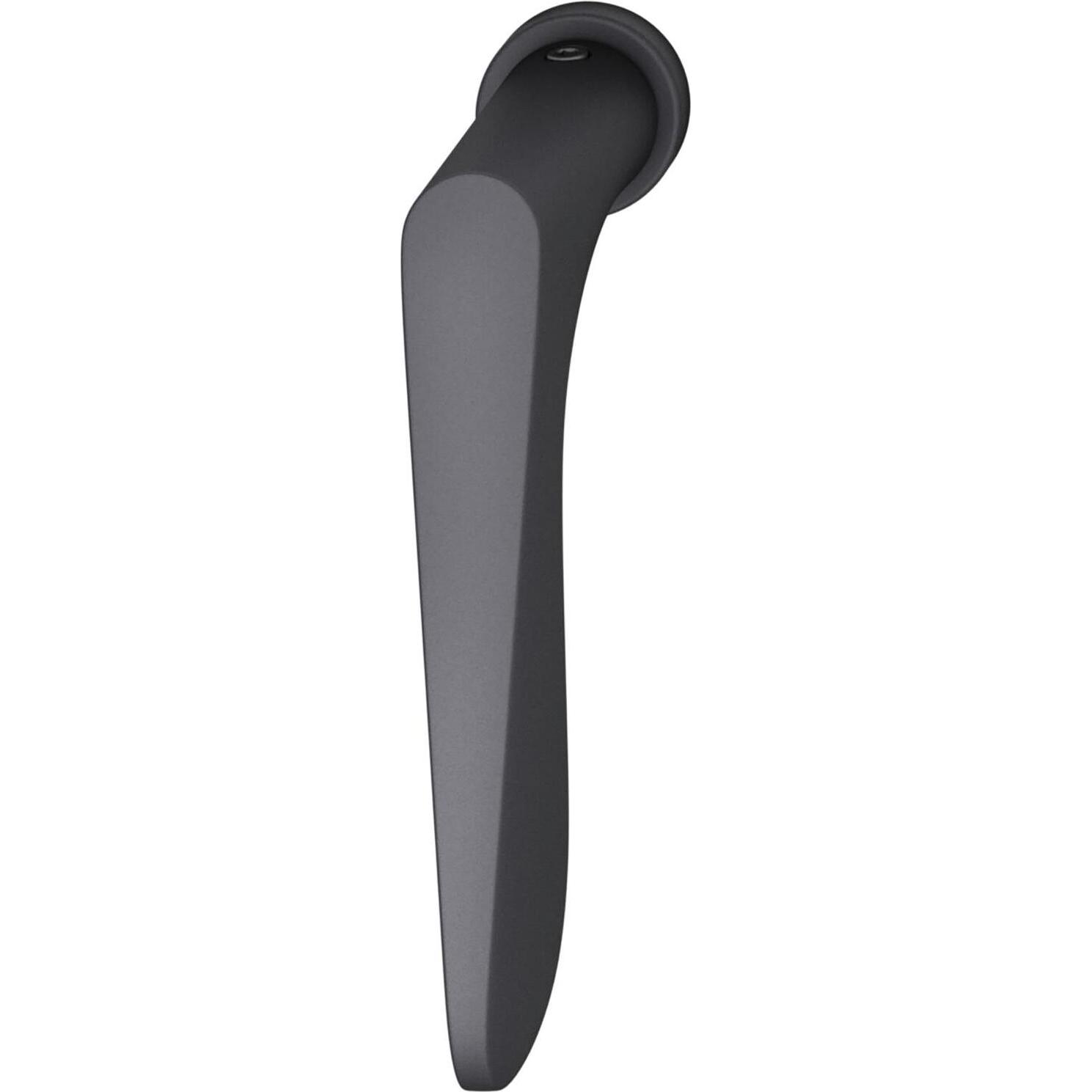 FSB, Türgriff + Fenstergriff, Fenster-Steckgriff 34 1144 minimalistisch, Aluminium schwarz matt (Türgriff)