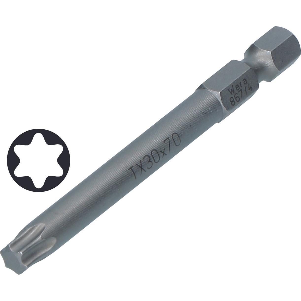 Thumbnail - Wera, Bits, 867/4 Z TX 15 x 89 mm (Innensechsrund TX M15)