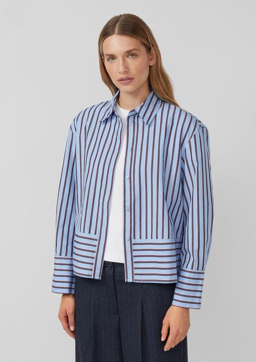 Immagine prodotto s.Oliver Bluse Gestreifte Baumwollbluse im Relaxed Fit (48)
