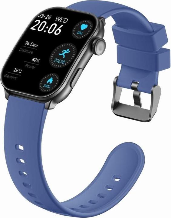 Actual product image Gravity Smartwatch Męski GT28-3 Pasek + Bransoleta Granatowo Czarny (50 mm)