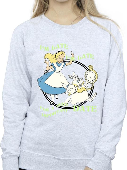 Produktbild Disney Alice im Wunderland I'm Late Sweatshirt (M)
