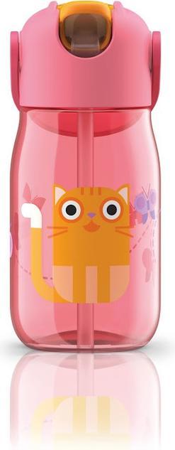 Produktbild ZOKU Kindertrinkflasche Flip Straw Pink