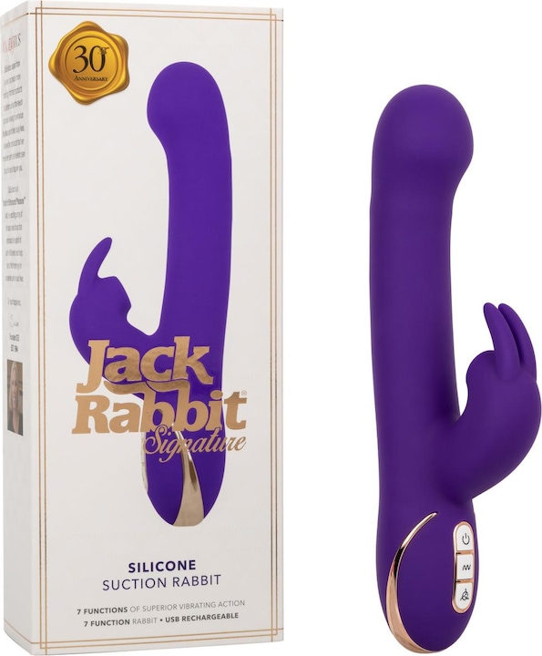 Produktbild CalExotics Jack Rabbit Vibrator & Stimulator 7 Vibrationen Und Saugmodus Blau