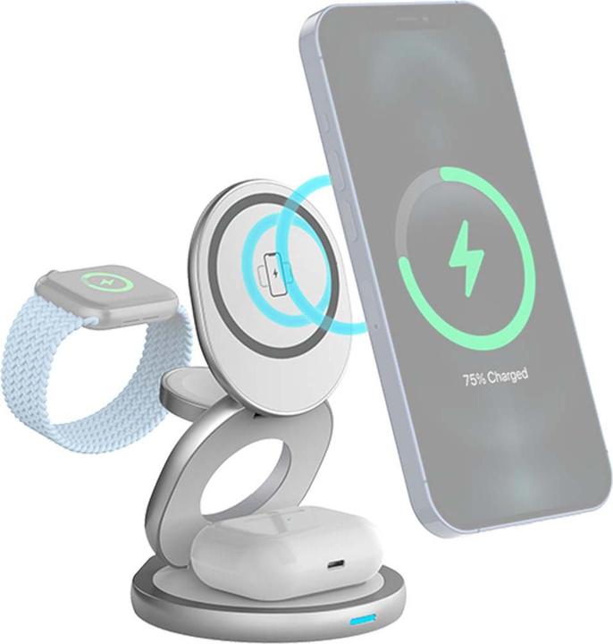 Image du produit Force Power 15W 3-in-1 Wireless Charger (15 W)