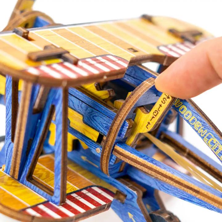 Produktbild WoodenCity WOODEN CITY 3D Puzzle Doppeldecker Limited Edition 65 Teile