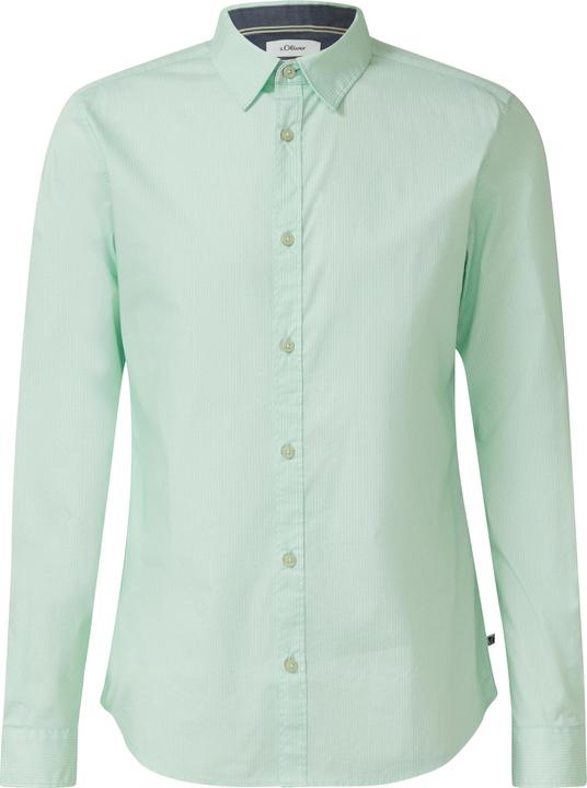 Immagine prodotto s.Oliver Hemd Slim Fit: Gemustertes Hemd mit Kentkragen (M)